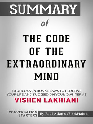 cover image of Summary of the Code of the Extraordinary Mind